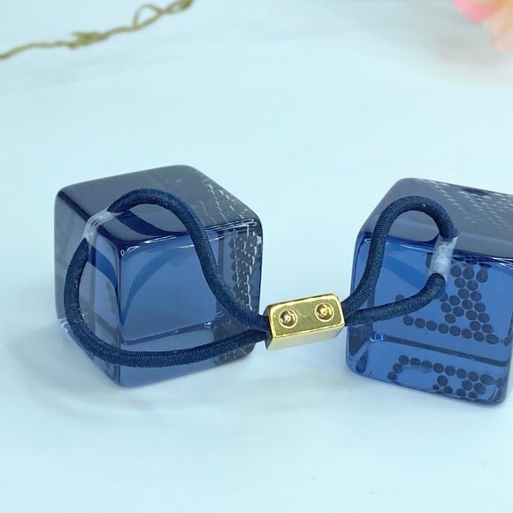 Louis Vuitton Monogram Hair Cubes Rhinestone GS59 main image 4